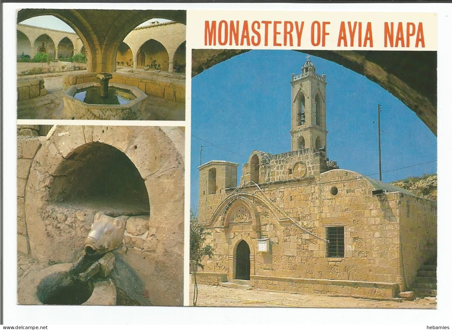 MONASTERY Of AYIA NAPA - CYPRUS - - Chipre