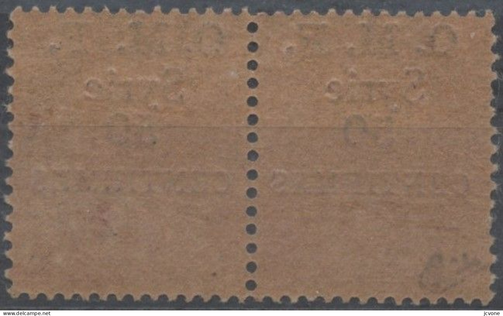 46c+46**/MNH Paire "s" Renversé Tàn ! Superbe Et Frais, Signé Calves, Cote : 135 € + Tàn ! - Unused Stamps