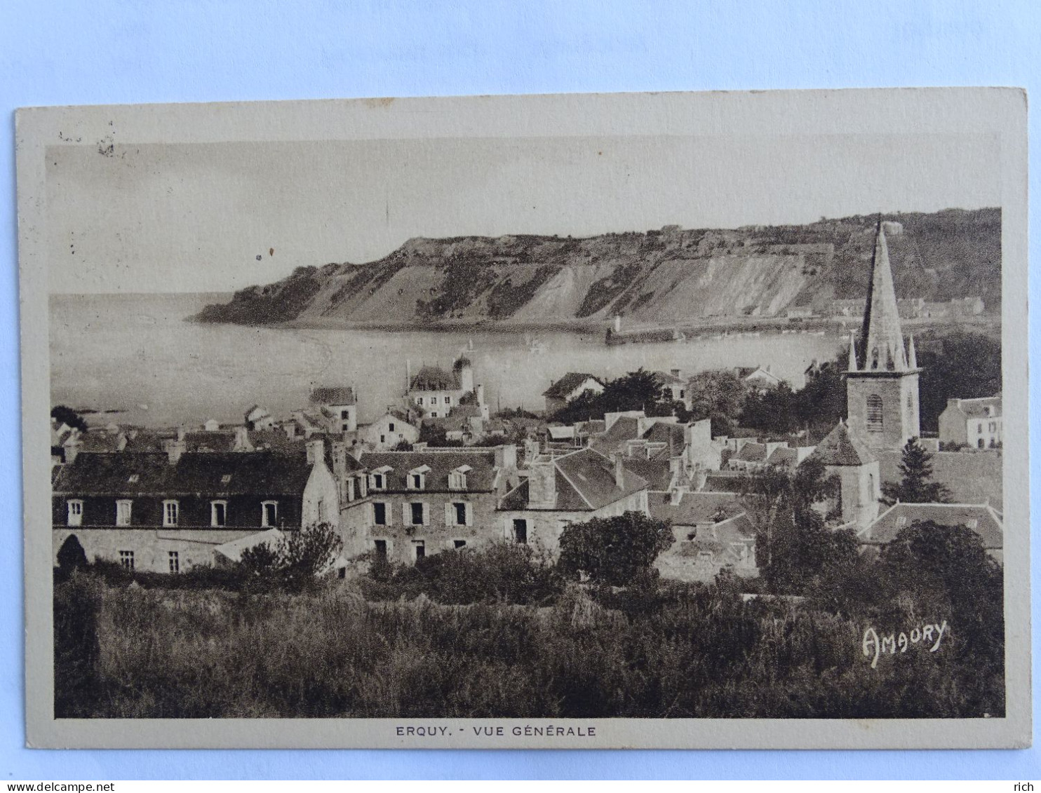 CP 22 Côte D'Armor - ERQUY - Vue Générale - Erquy