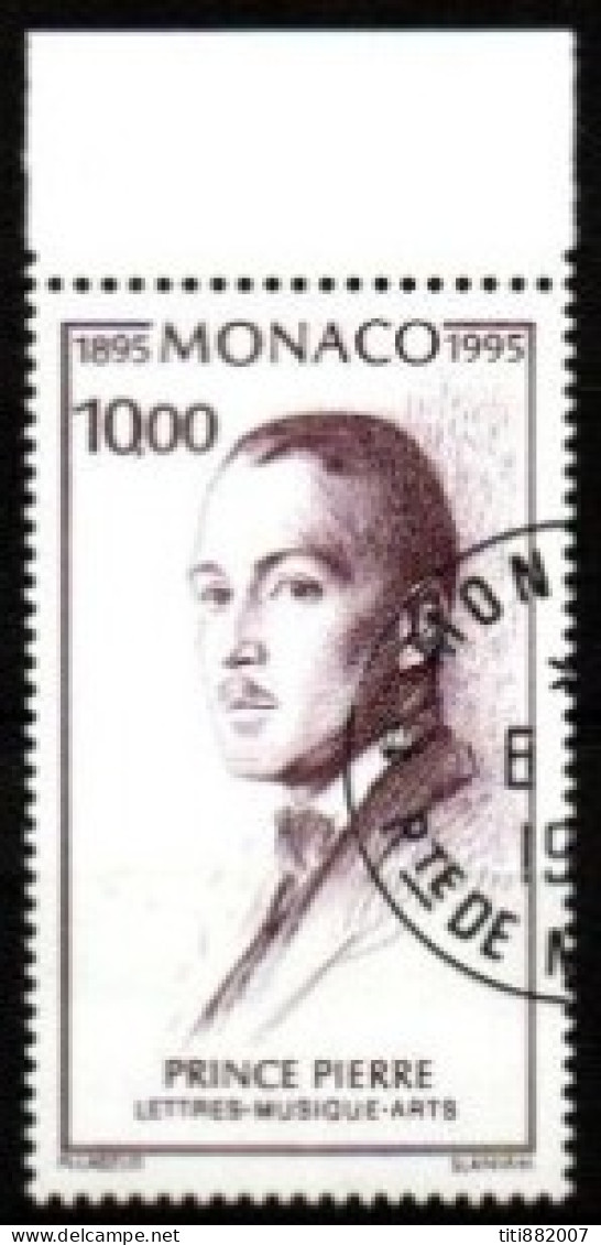 MONACO    -  1995 .   Y&T N° 1983  Oblitéré.  Prince Pierre - Used Stamps