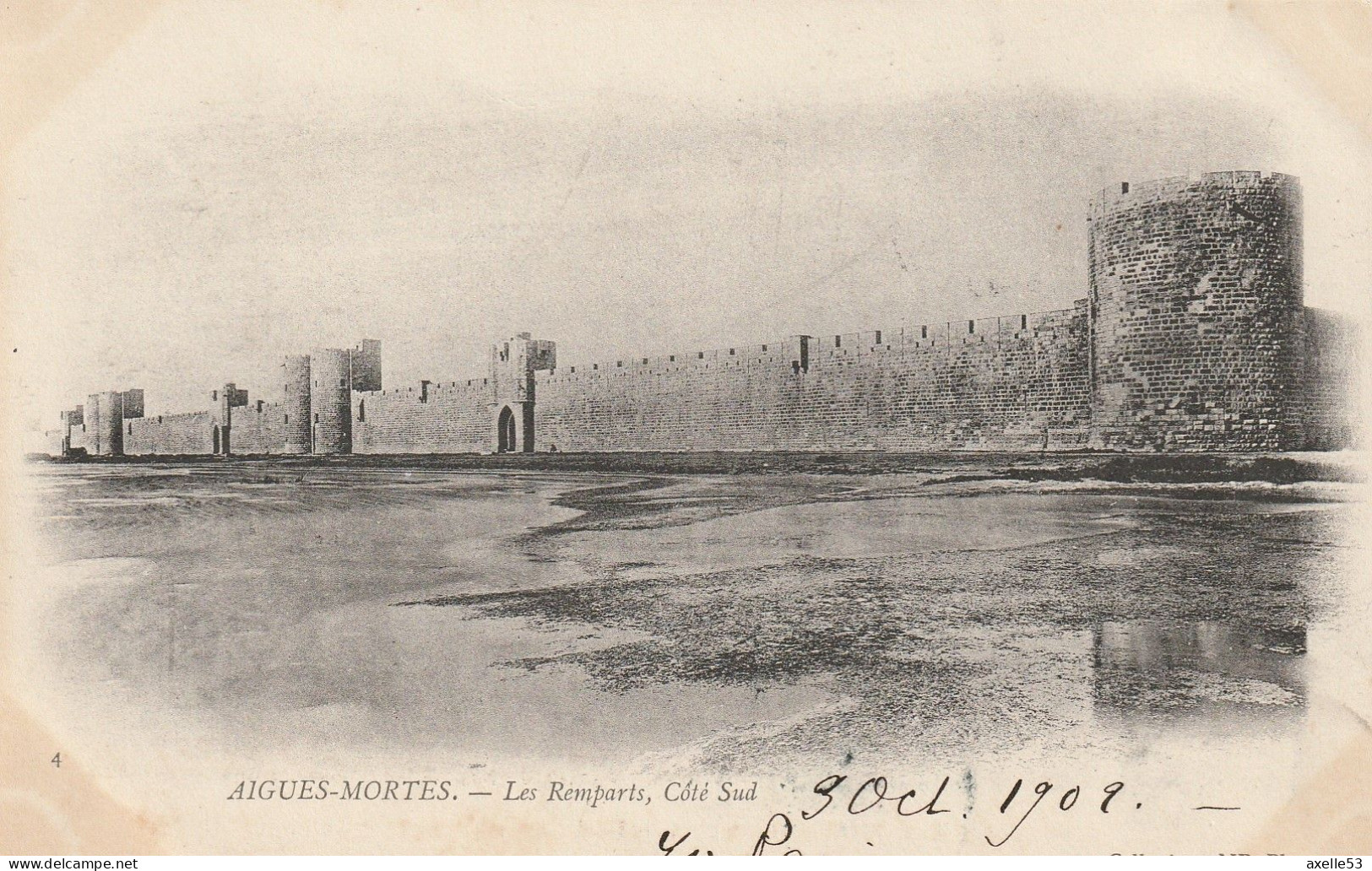 Aigues-Mortes (10462) Les Remparts, Côté Sud - Aigues-Mortes