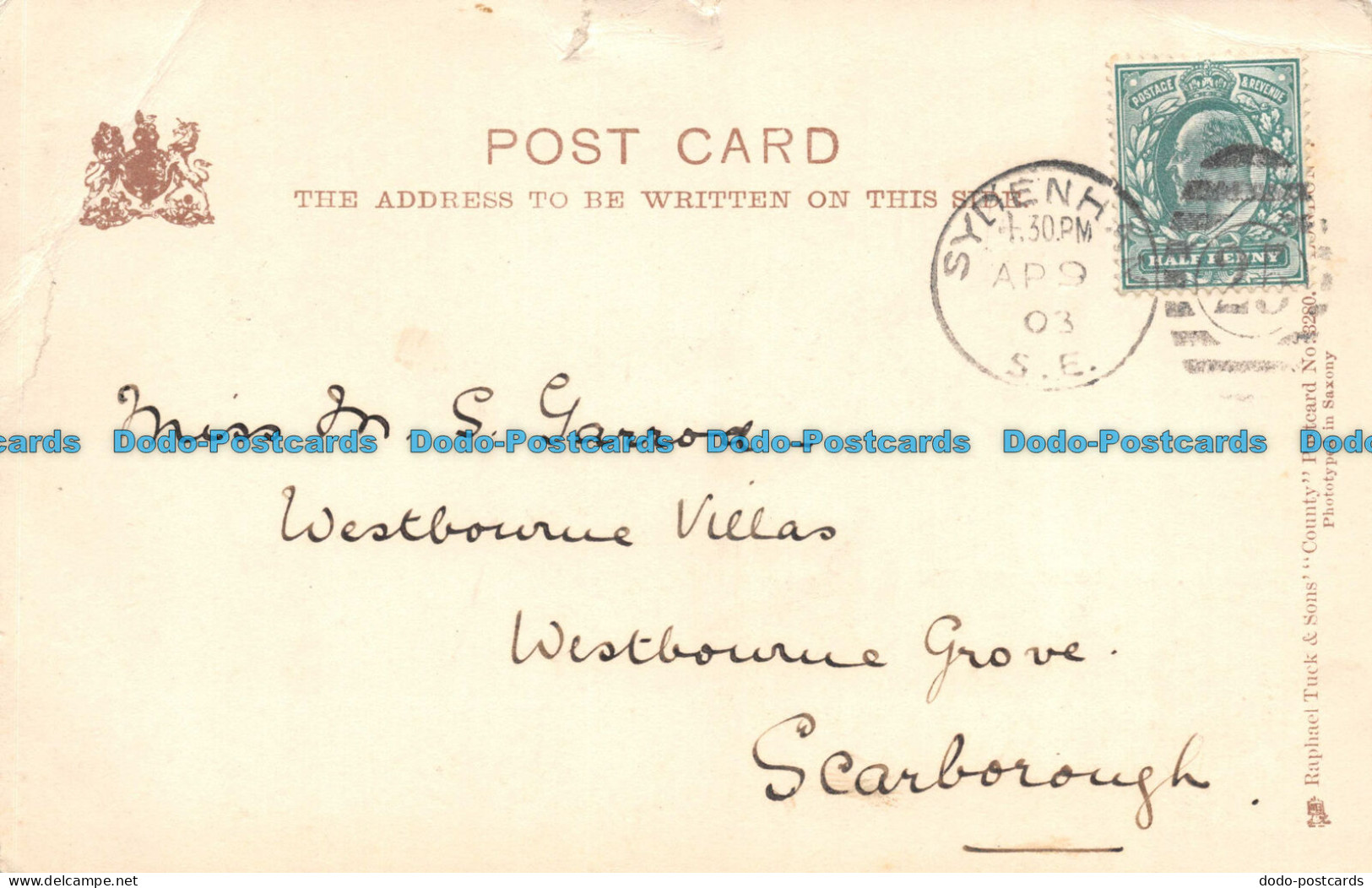 R077737 London. Leicester Square. Tuck. County Postcard No. 3280. 1903 - Autres & Non Classés