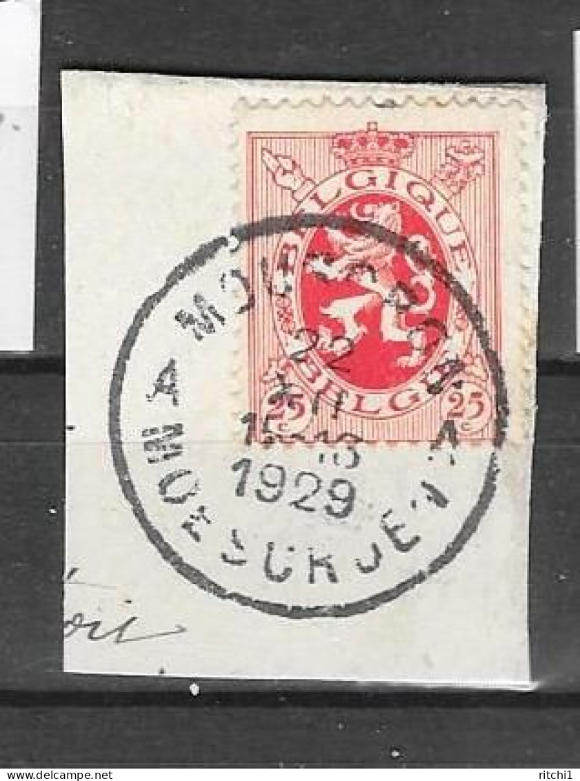 282 Moeskroen - 1929-1937 Heraldieke Leeuw