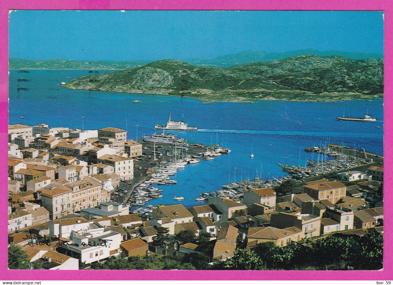 294039 / Italy - CONOSCERE "LA SARDEGNA" LA MADDALENA PC 1991 USED 600 L Children's Rights BUTTERFLY SUN - 1991-00: Marcofilie