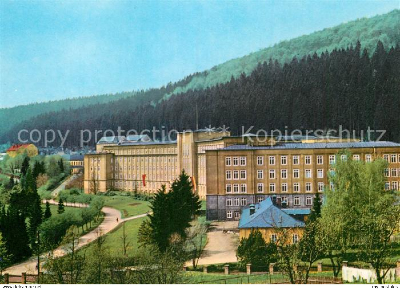 72996235 Erlabrunn Erzgebirge Bergarbeiter Krankenhaus Erlabrunn Erzgebirge - Sonstige & Ohne Zuordnung