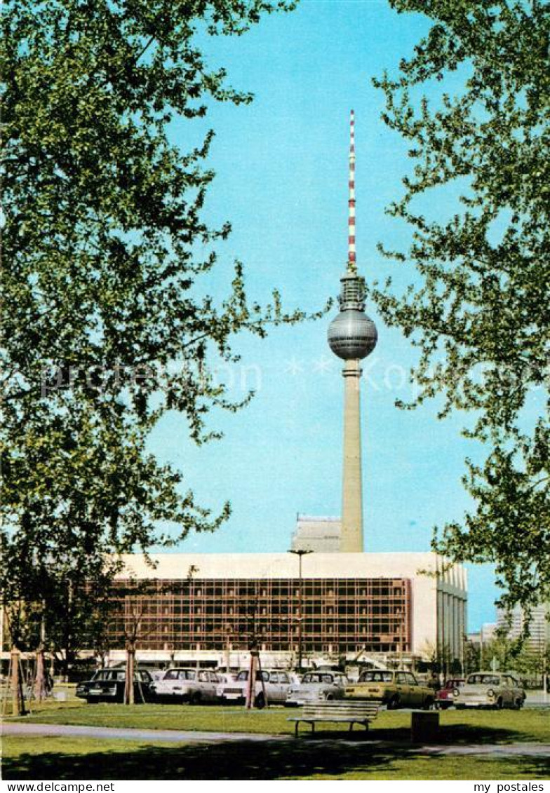 72996228 Berlin Palast Der Republik Mit Fernsehturm Berlin - Sonstige & Ohne Zuordnung