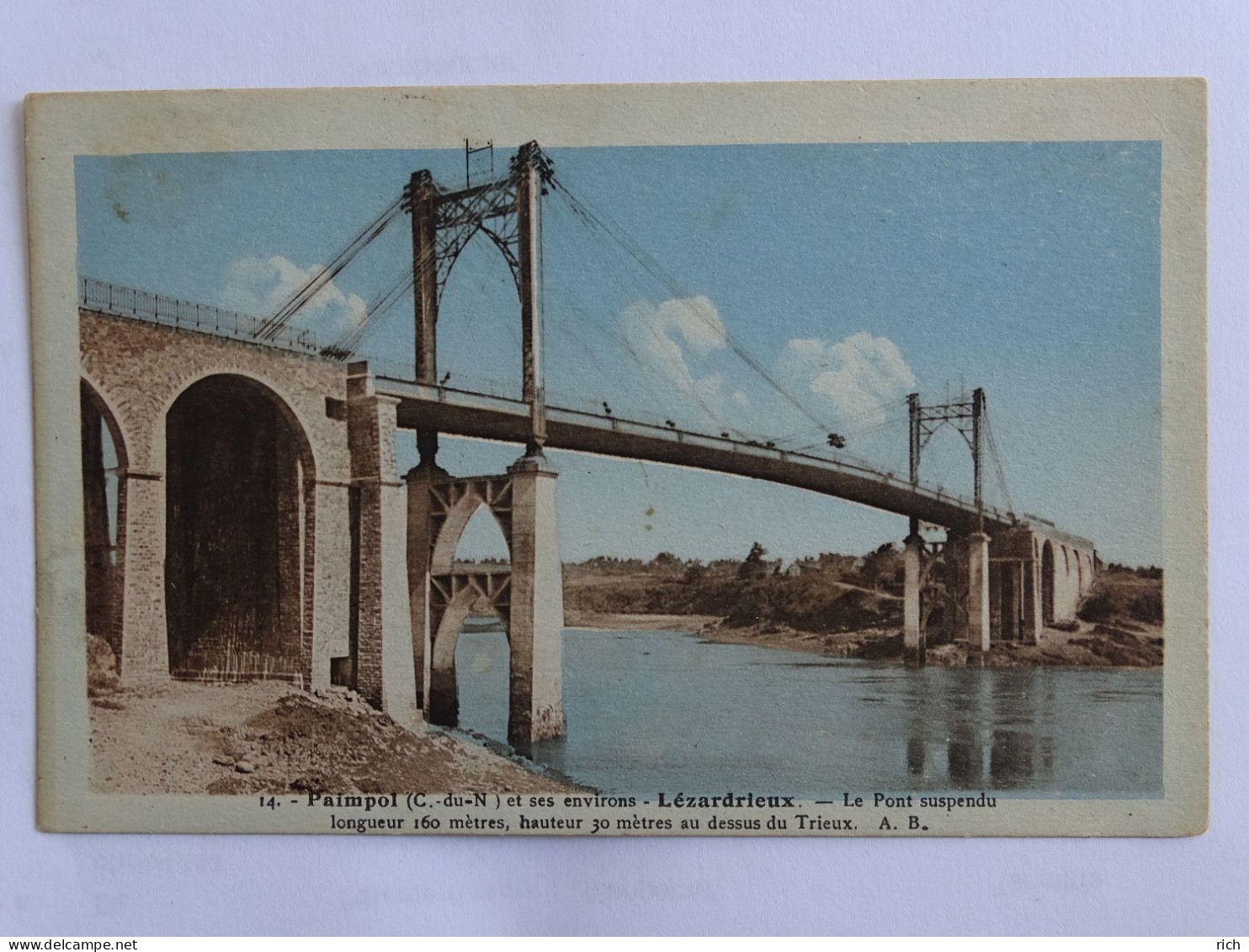 CP 22 Côte D'Armor - Paimpol Et Ses Environs - Lésardrieux - Le Pont Suspendu - Paimpol