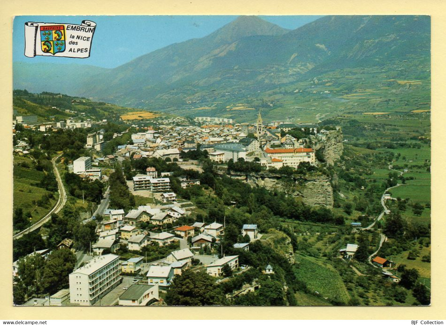 05. EMBRUN – Vue Générale Sur Le Roc – Blason – La Nice Des Alpes (voir Scan Recto/verso) - Embrun