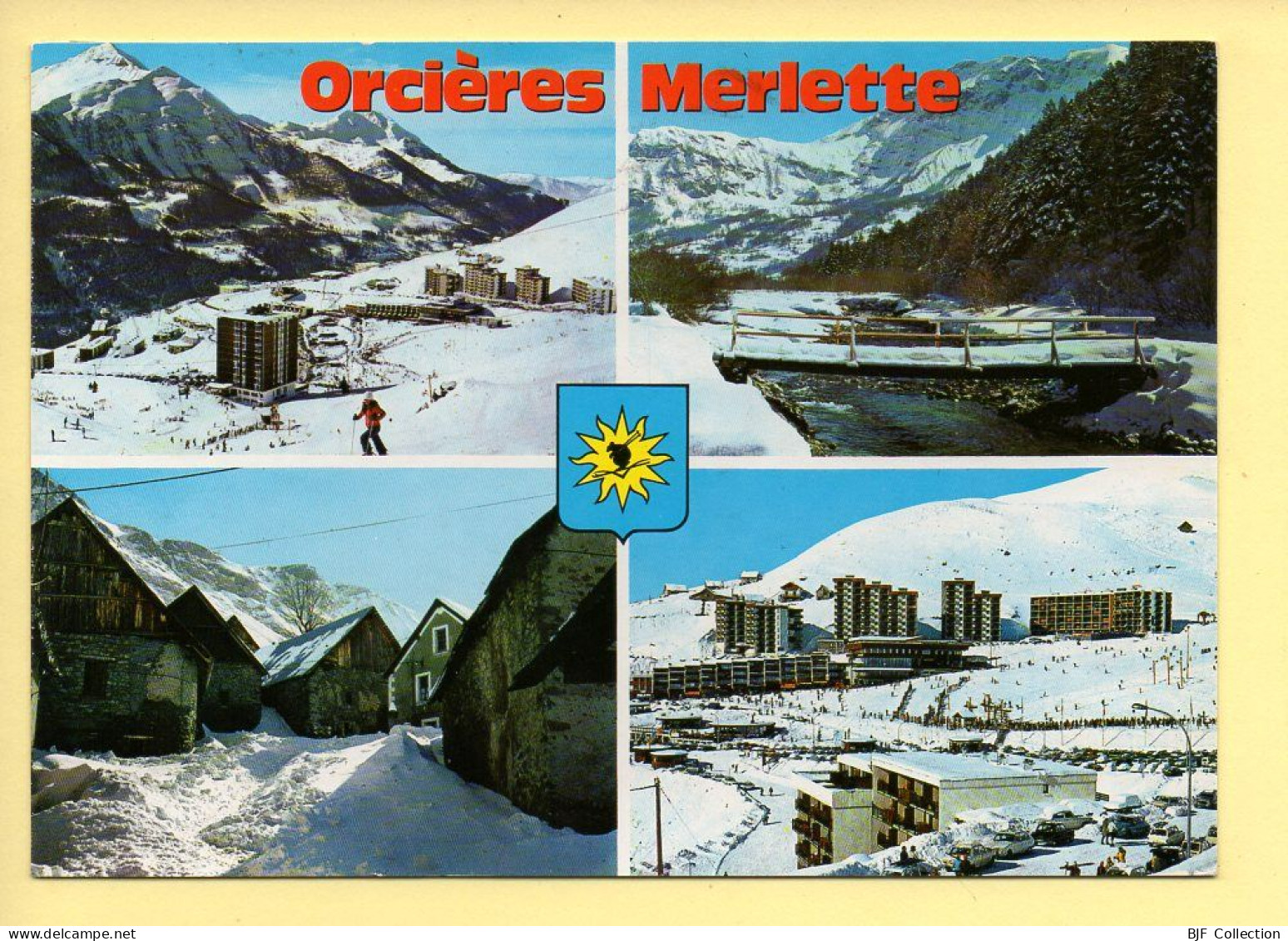 05. ORCIERES - MERLETTE – Multivues / Blason (voir Scan Recto/verso) - Orcieres