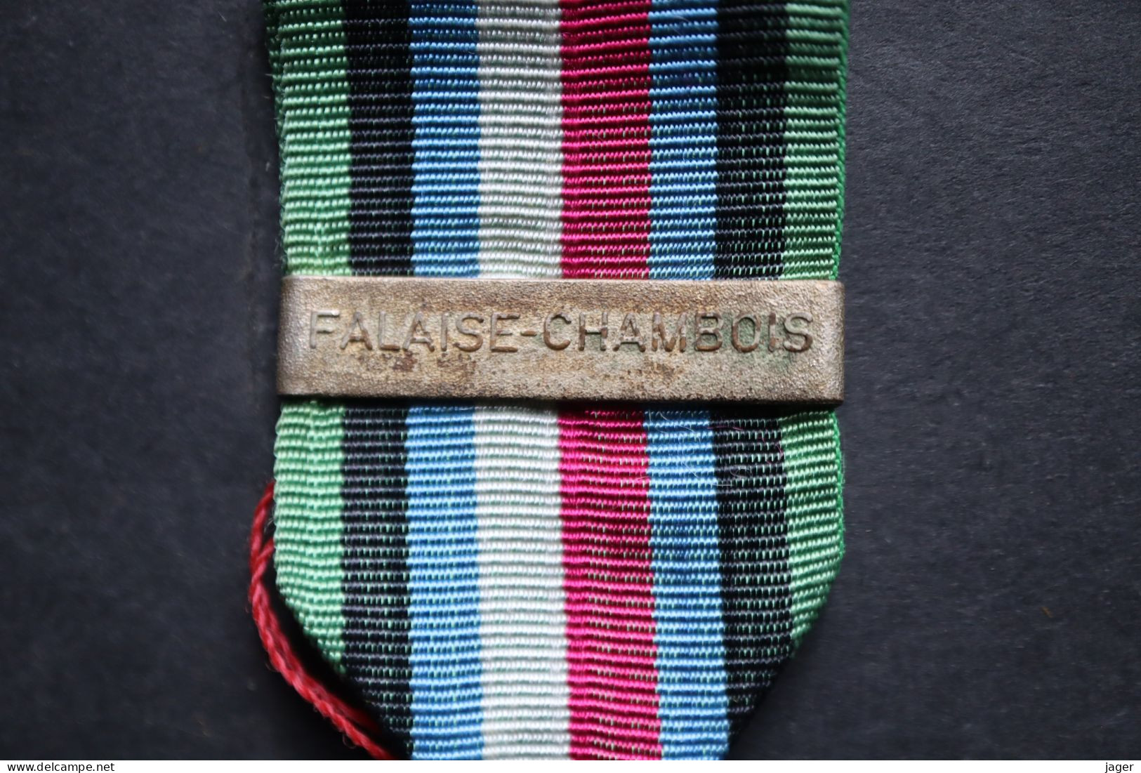 Médaille Ancienne POLOGNE Croix Du Combattant à L'étranger Barrette Falaise Chambois 1939 1945 Poland - Sonstige & Ohne Zuordnung