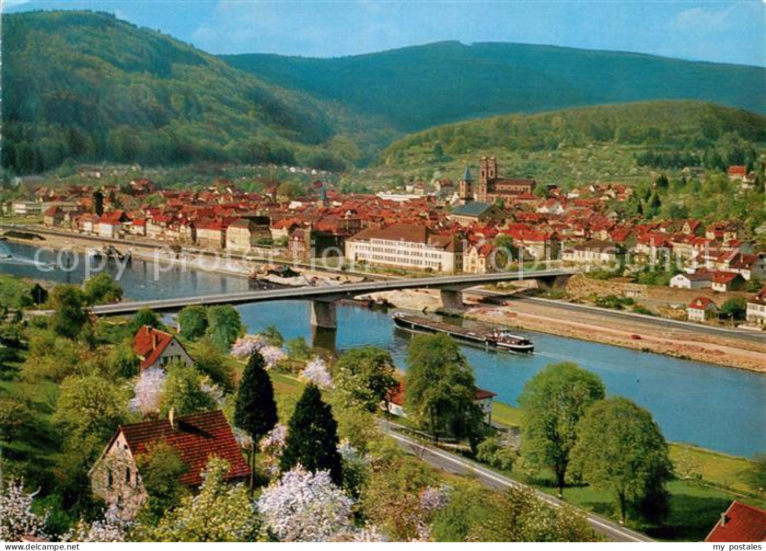 72995601 Eberbach Neckar Panorama  Eberbach Neckar - Eberbach