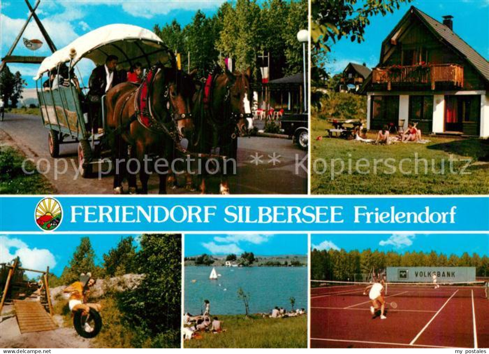 72993868 Frielendorf Feriendorf Silbersee Kutsche Tennisplatz Badestrand Spielpl - Autres & Non Classés