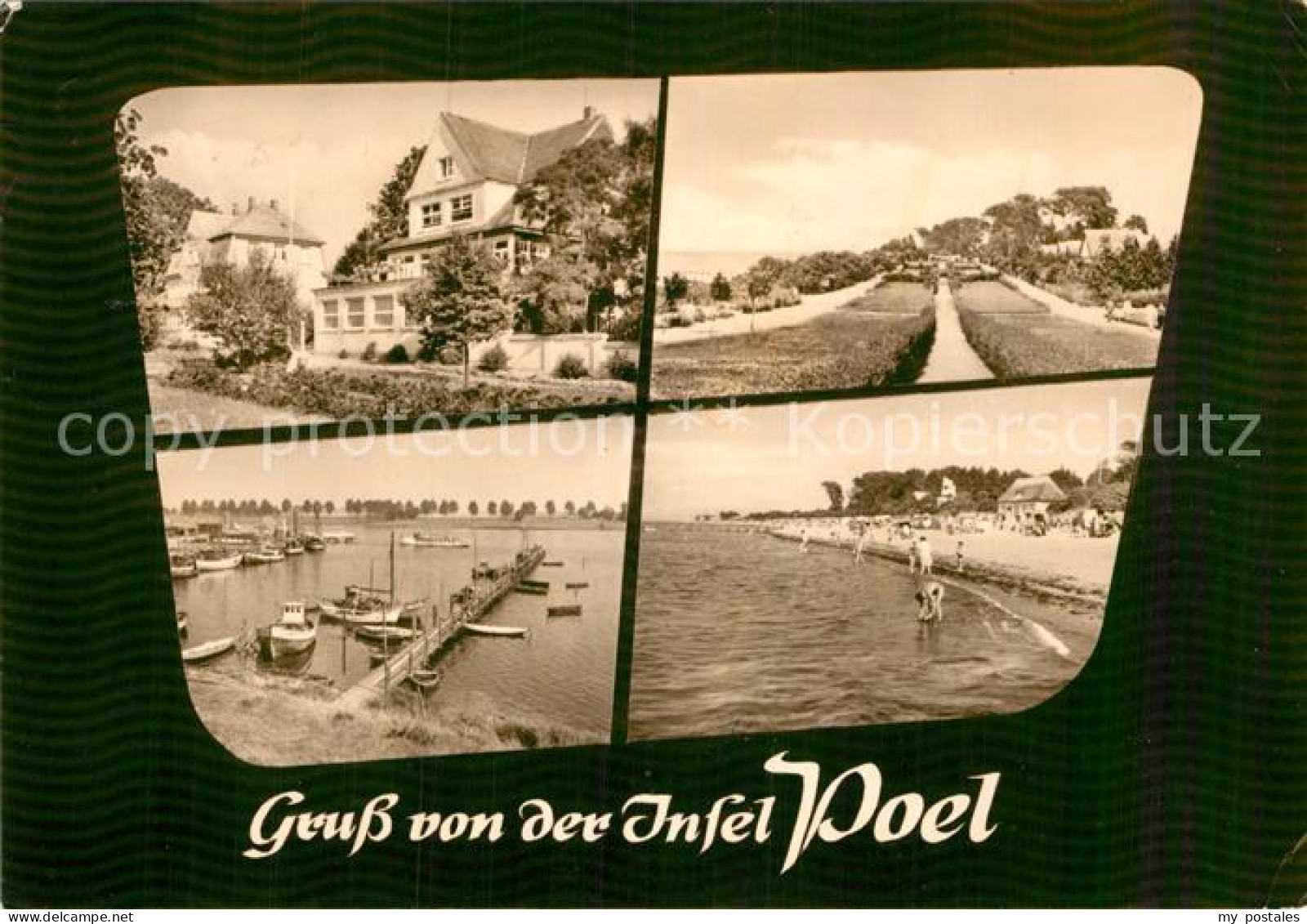 72993855 Poel Insel Hafen Strand Park Teilansicht  Poel Insel - Autres & Non Classés