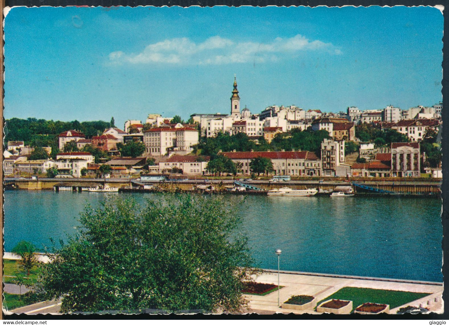 °°° 30911 - SERBIA - BEOGRAD - PANORAMA - 1971 With Stamps °°° - Servië