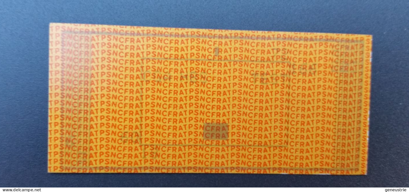 Essai Ticket Coupon De Carte Orange Années 90 "TEST - Compagnie Générale D'Automatisme CGA - HBS" RATP / SNCF - Andere & Zonder Classificatie