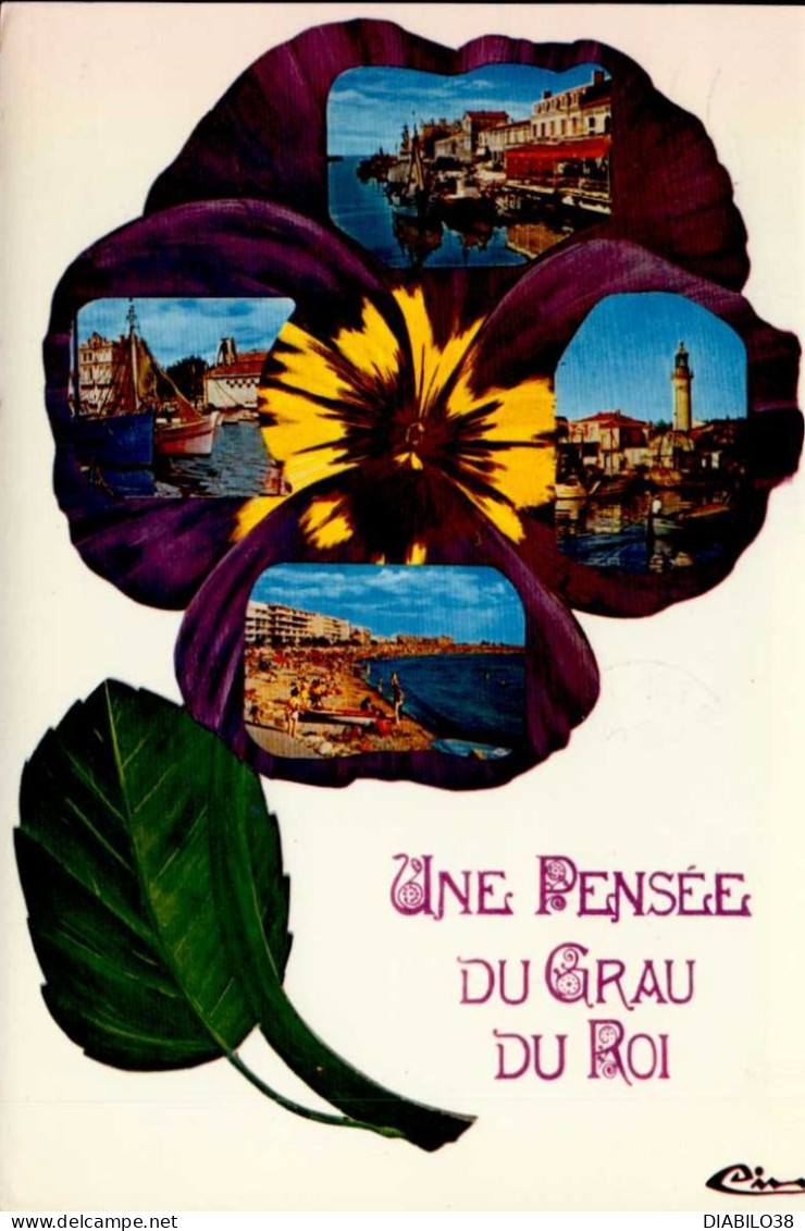 LE GRAU DU ROI   ( GARD )   UNE PENSEE DU GRAU DU ROI .  MULTI-VUES - Le Grau-du-Roi