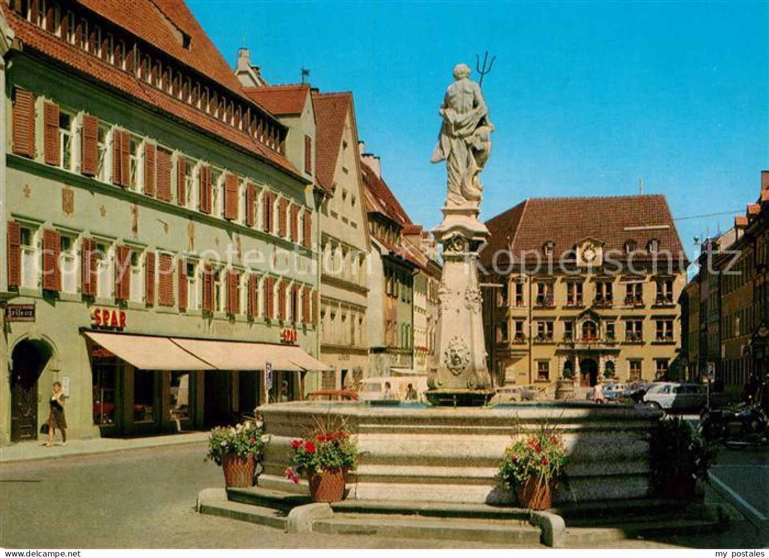 72993644 Kaufbeuren Neptunbrunnen Und Rathaus Kaufbeuren - Kaufbeuren