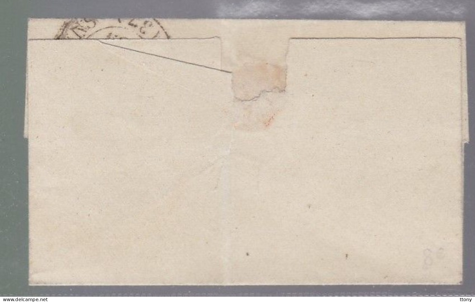 Lettre Dite Précurseurs  Sur Enveloppe S.C  Cachet Type 12    Destination  Bourg  D' Oisans  1839 - 1801-1848: Precursors XIX