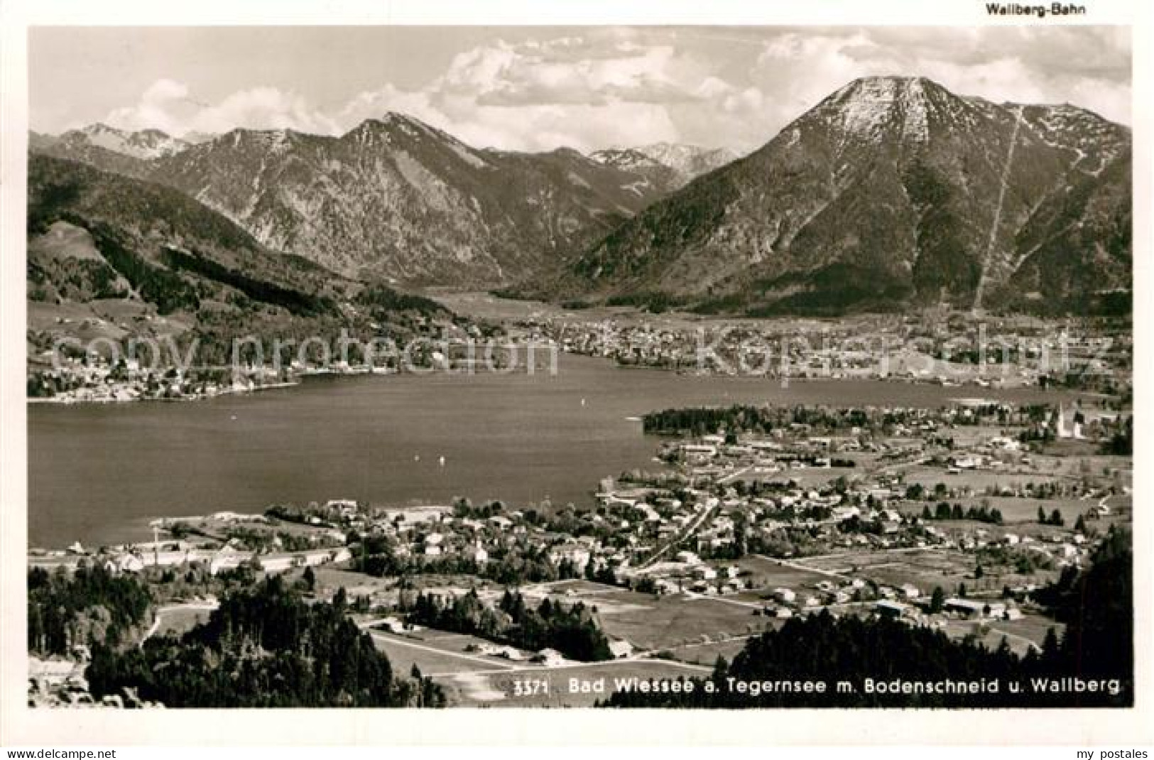 72992402 Bad Wiessee Panorama Bodenschneid Wallberg Bad Wiessee - Bad Wiessee