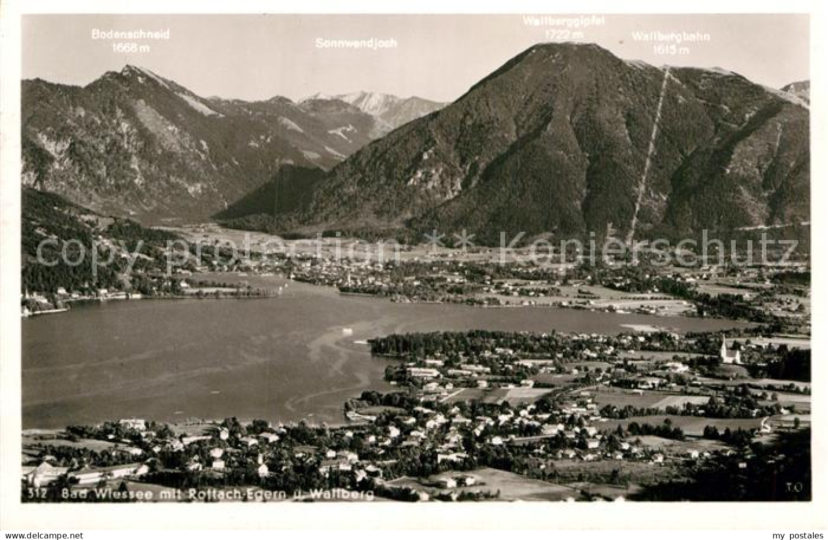 72992401 Bad Wiessee Blick Nach Rottach Egern Wallberg Bad Wiessee - Bad Wiessee