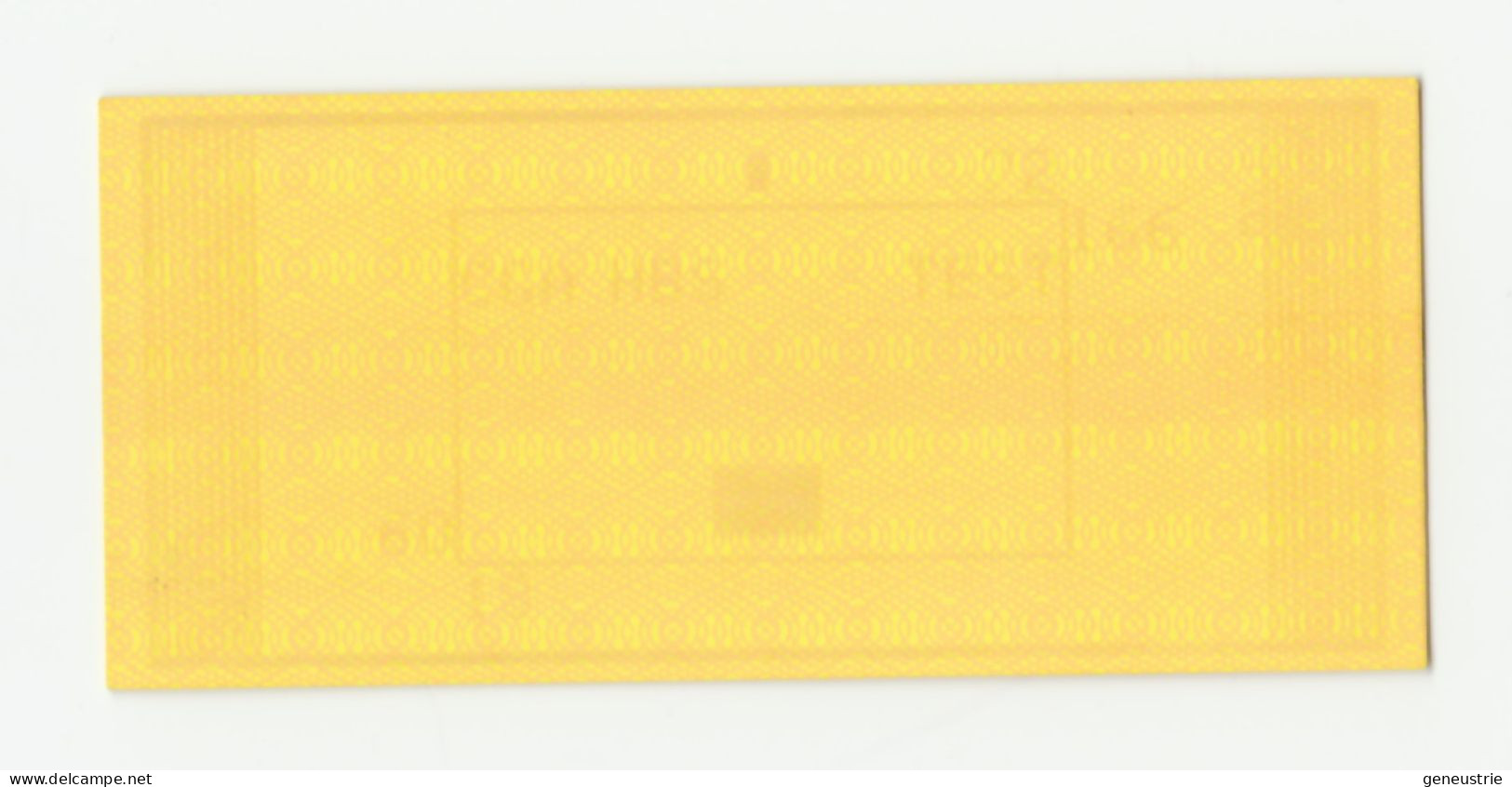 Essai Ticket De Train Années 90 "TEST - Compagnie Générale D'Automatisme CGA - HBS" RATP / SNCF - Other & Unclassified