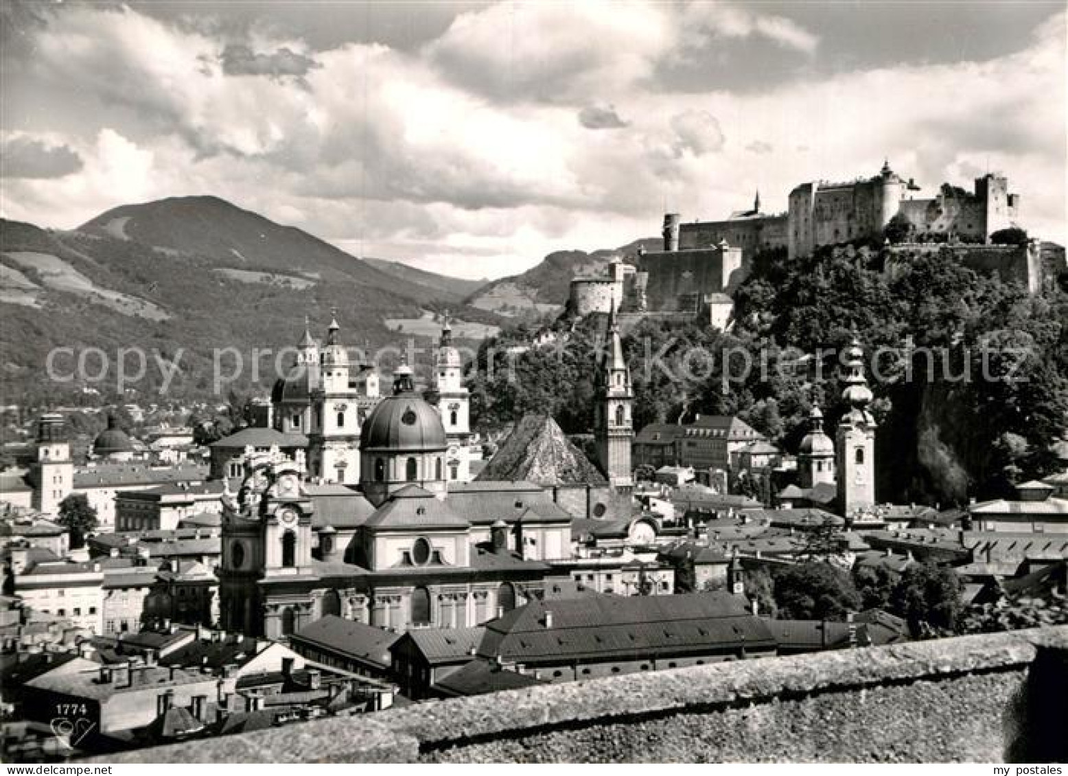 72992292 Salzburg Oesterreich Burgblick Von Der Terrasse Des Grand Cafe Winkler  - Altri & Non Classificati