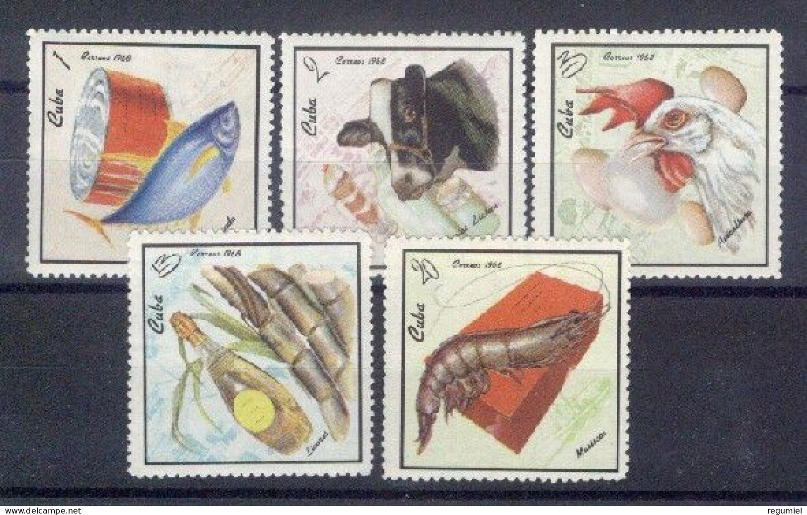 Cuba 1212/1216 ** MNH. 1968 - Unused Stamps