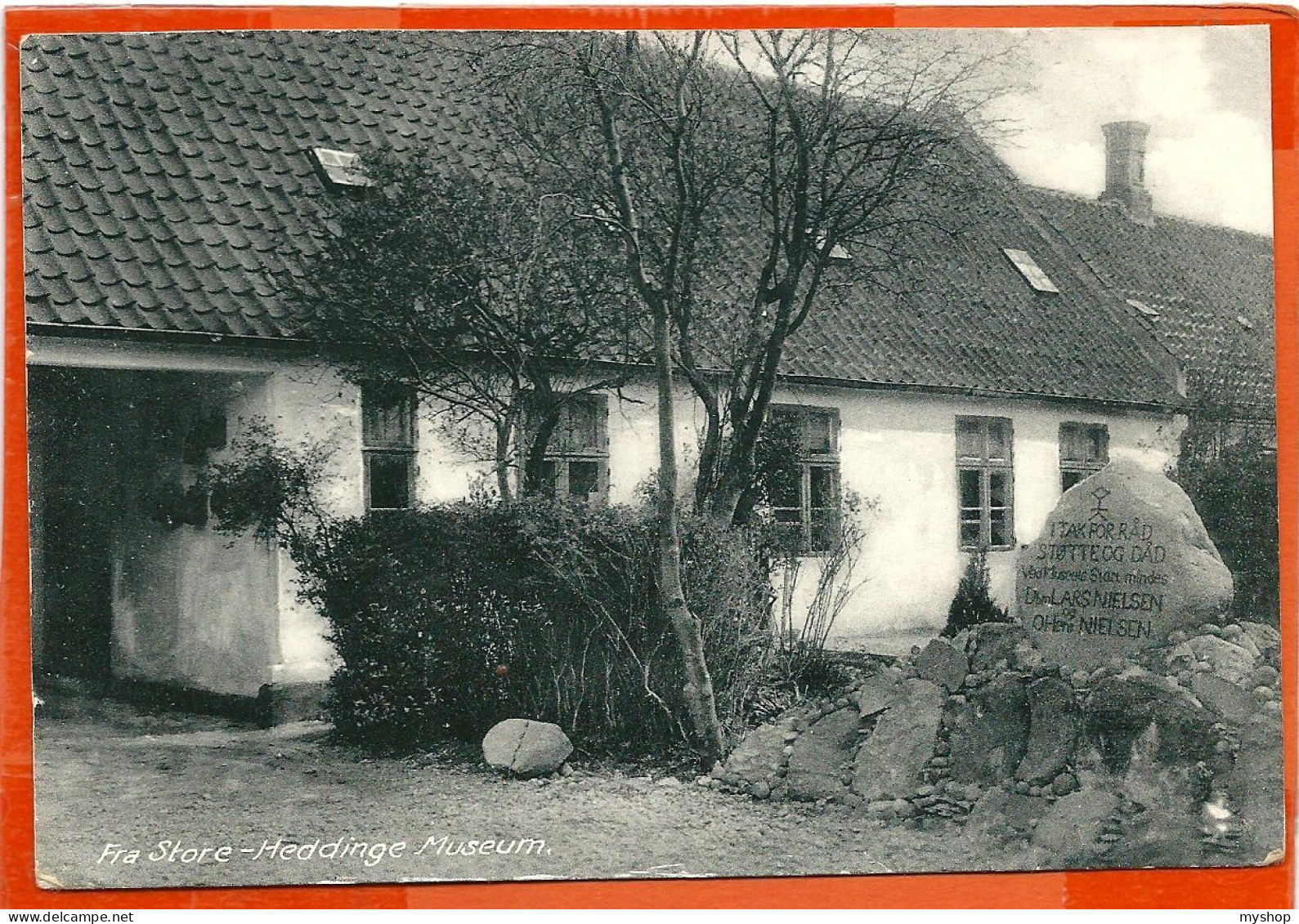 DK143,  * STORE HEDDINGE MUSEUM... ÆGTE FOTOKORT * UBRUGT - Denemarken