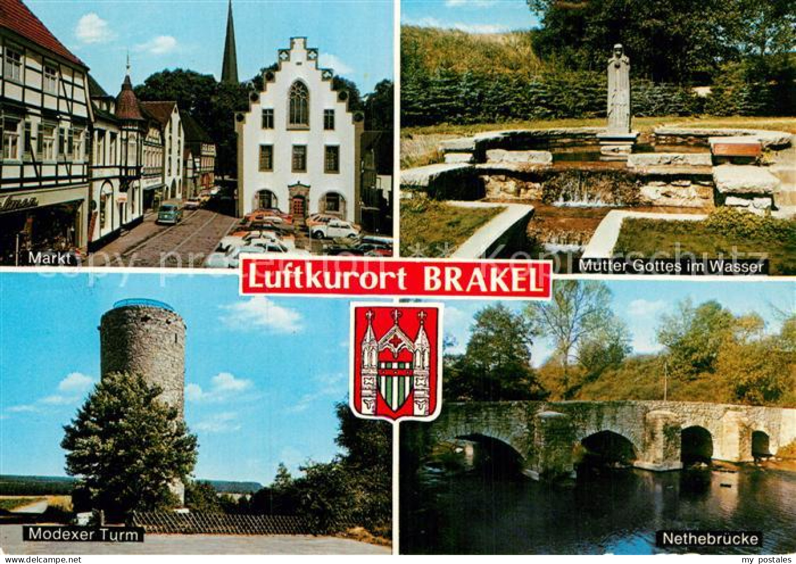 72991501 Brakel Westfalen Markt Mutter Gottes Im Wasser Modexer-Turm Nethebrueck - Brakel