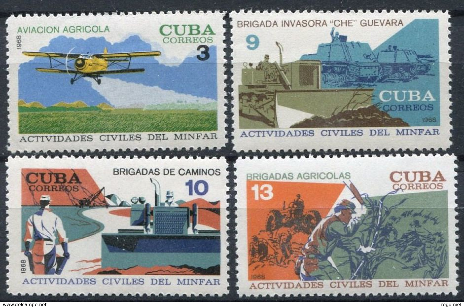 Cuba 1262/1265 ** MNH. 1968 - Ongebruikt