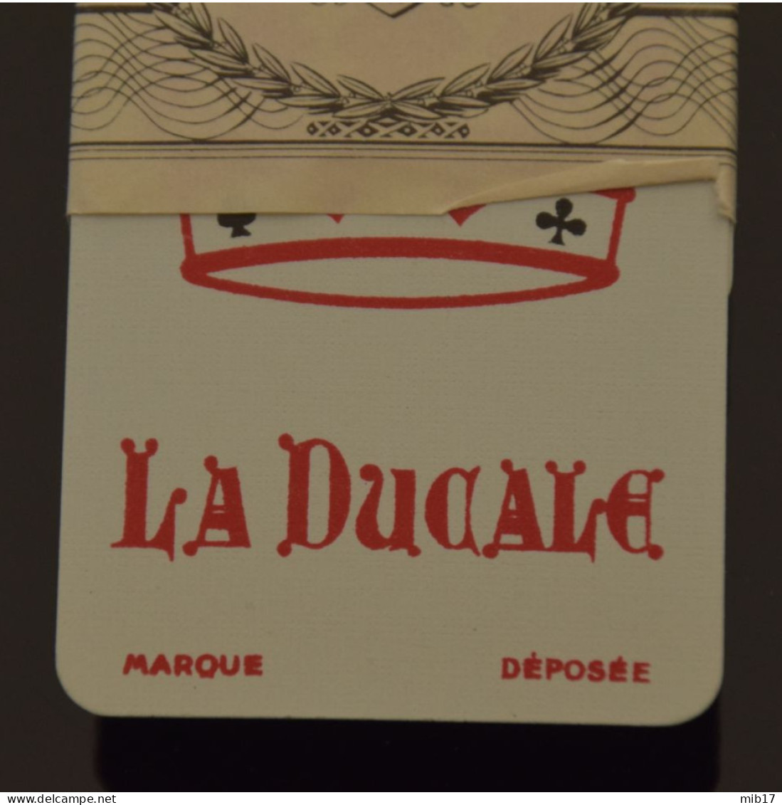 Jeu De Cartes LA DUCALE Angle Doré Offert Par Le Comité Du Colis Du Combattant Lorrain En Indochine - 54 Cartes + étui - Kartenspiele (traditionell)