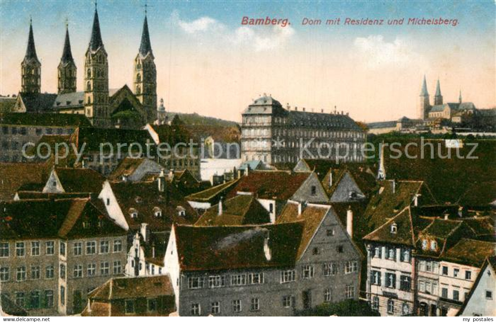72991412 Bamberg Dom Mit Residenz Und Michelsberg Bamberg - Bamberg