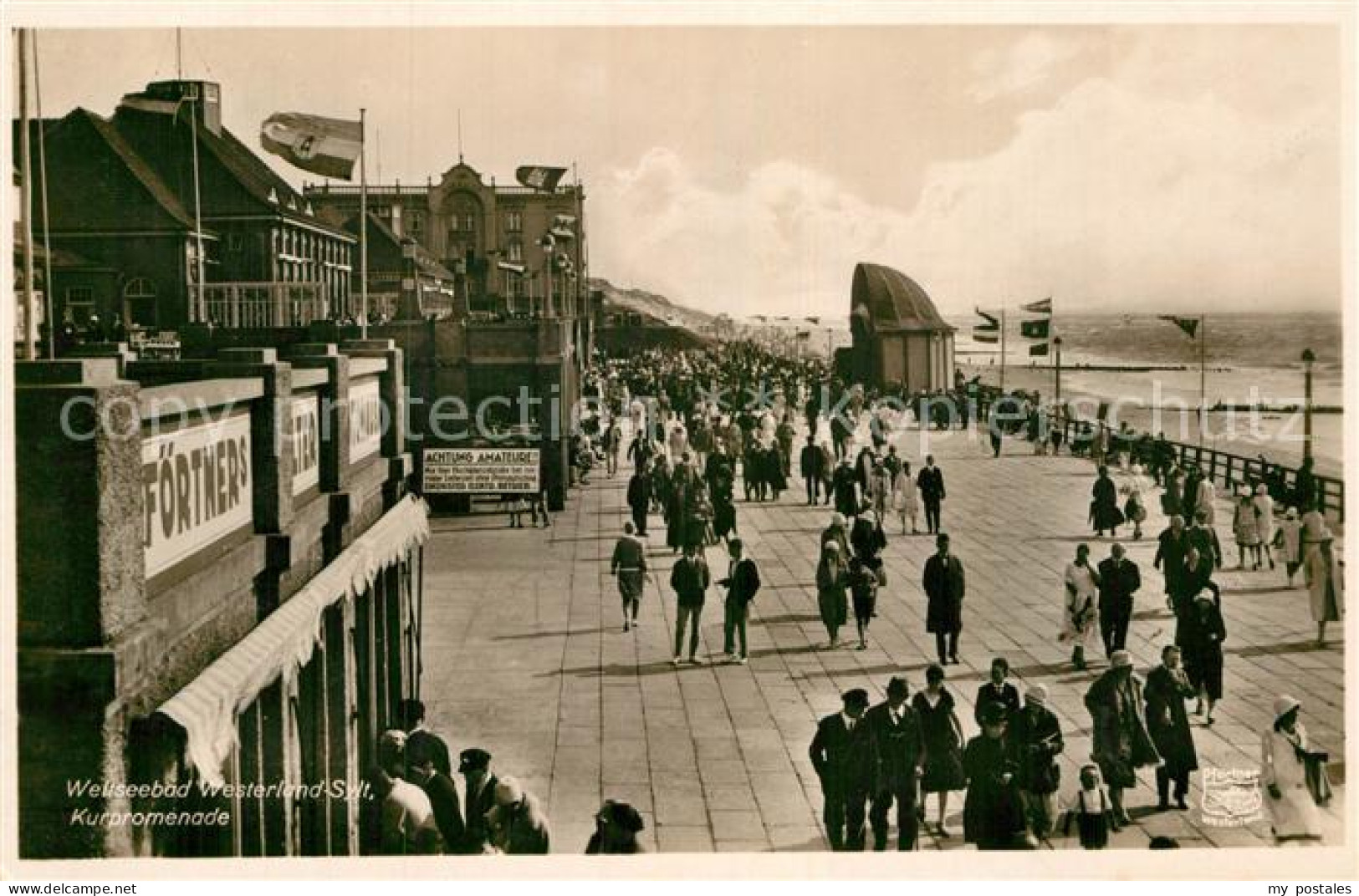 72991393 Westerland Sylt Kurpromenade Westerland Sylt - Autres & Non Classés