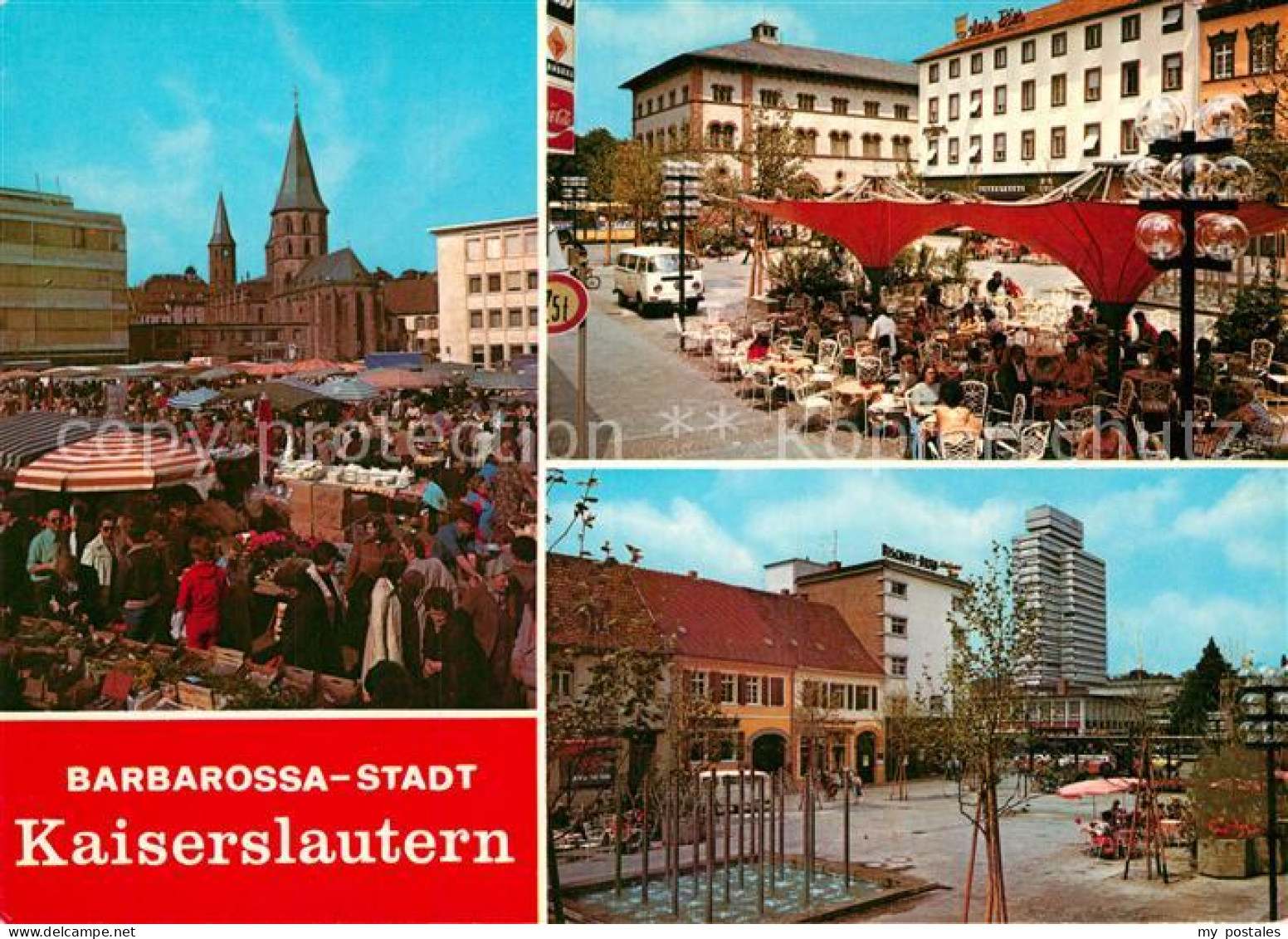 72991319 Kaiserslautern Markt Stiftsplatz Stiftskirche Schillerplatz Kaiserslaut - Kaiserslautern