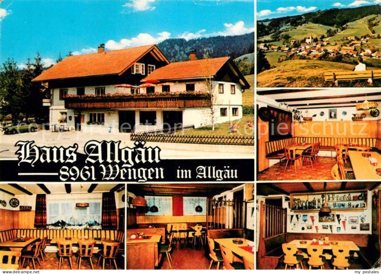 72991316 Wengen Kempten Allgaeu Gaststaette Haus Allgaeu Gastraeume Panorama Wen - Autres & Non Classés