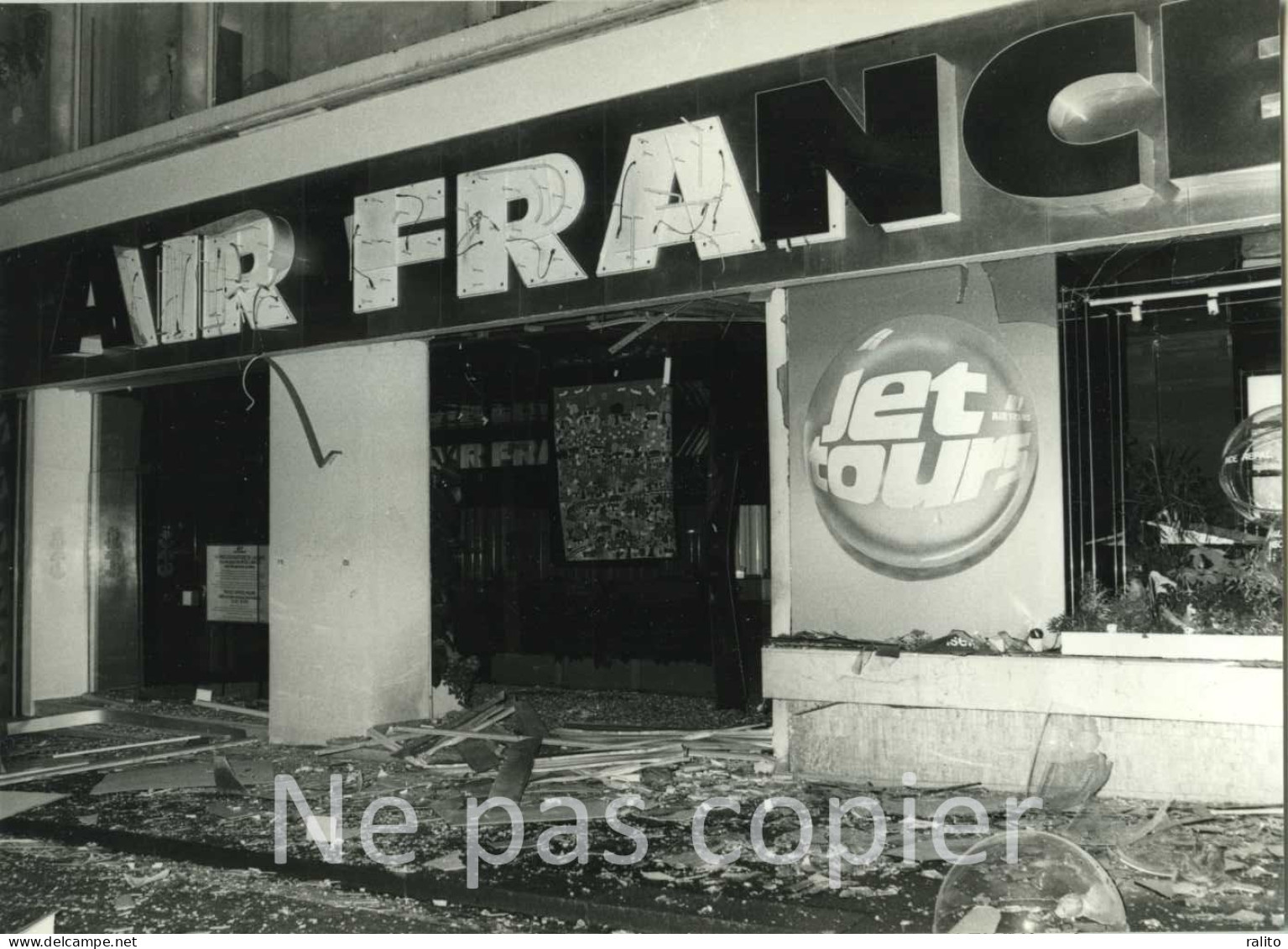 PARIS 1981 ATTENTATS Contre Air France Et TWA Par Arméniens 3 Octobre - Altri & Non Classificati