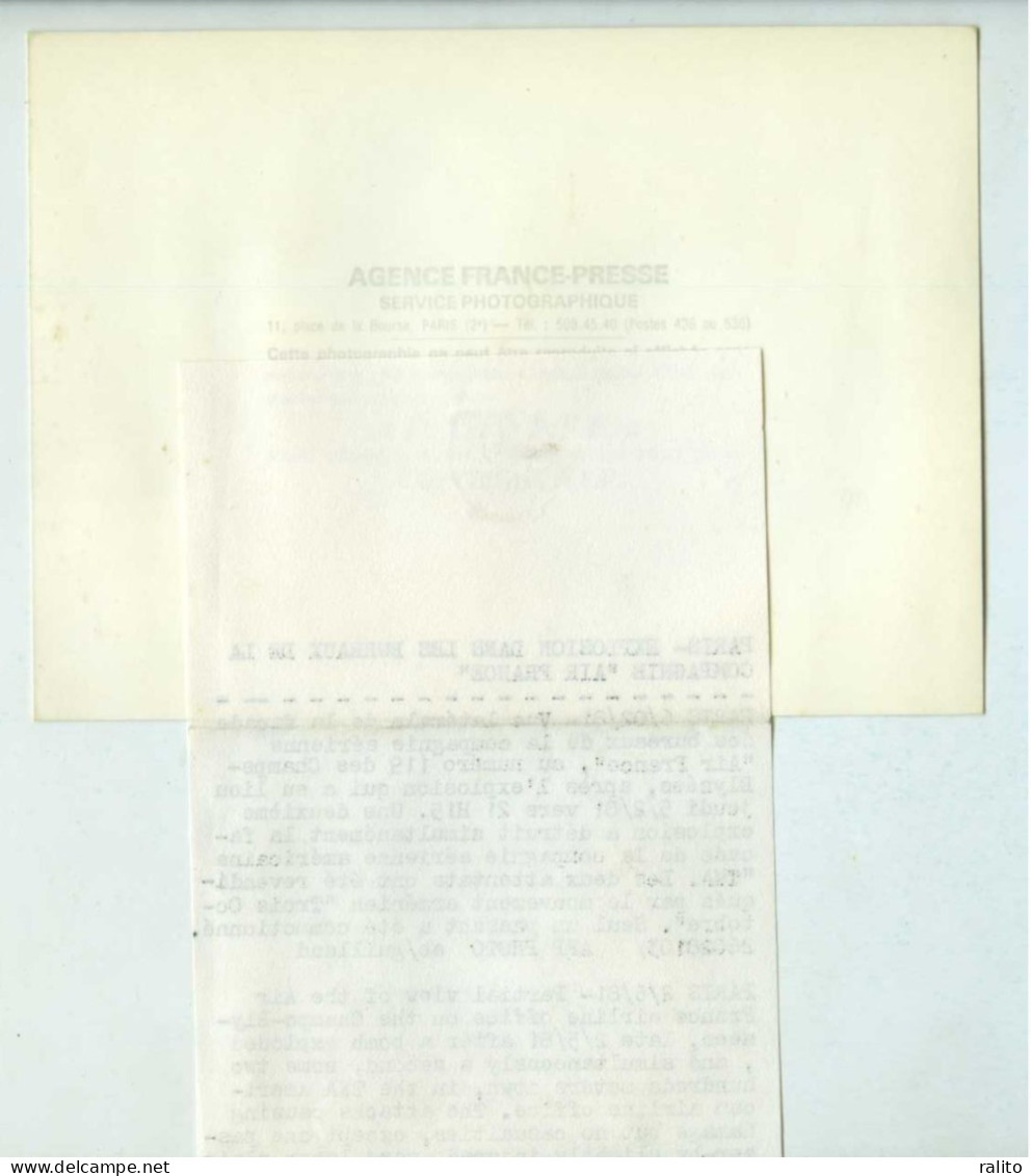 PARIS 1981 ATTENTATS Contre Air France Et TWA Par Arméniens 3 Octobre - Autres & Non Classés