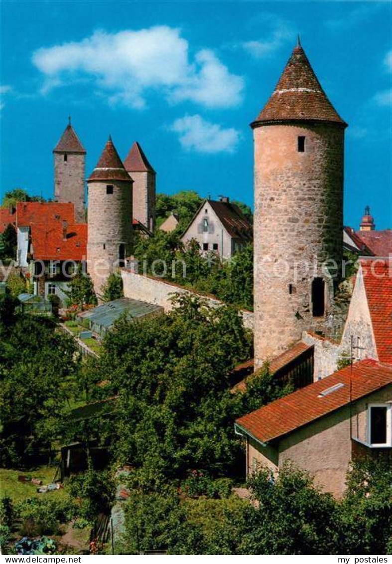 72991179 Dinkelsbuehl Wehrtuerme Stadtmauer Dinkelsbuehl - Dinkelsbühl