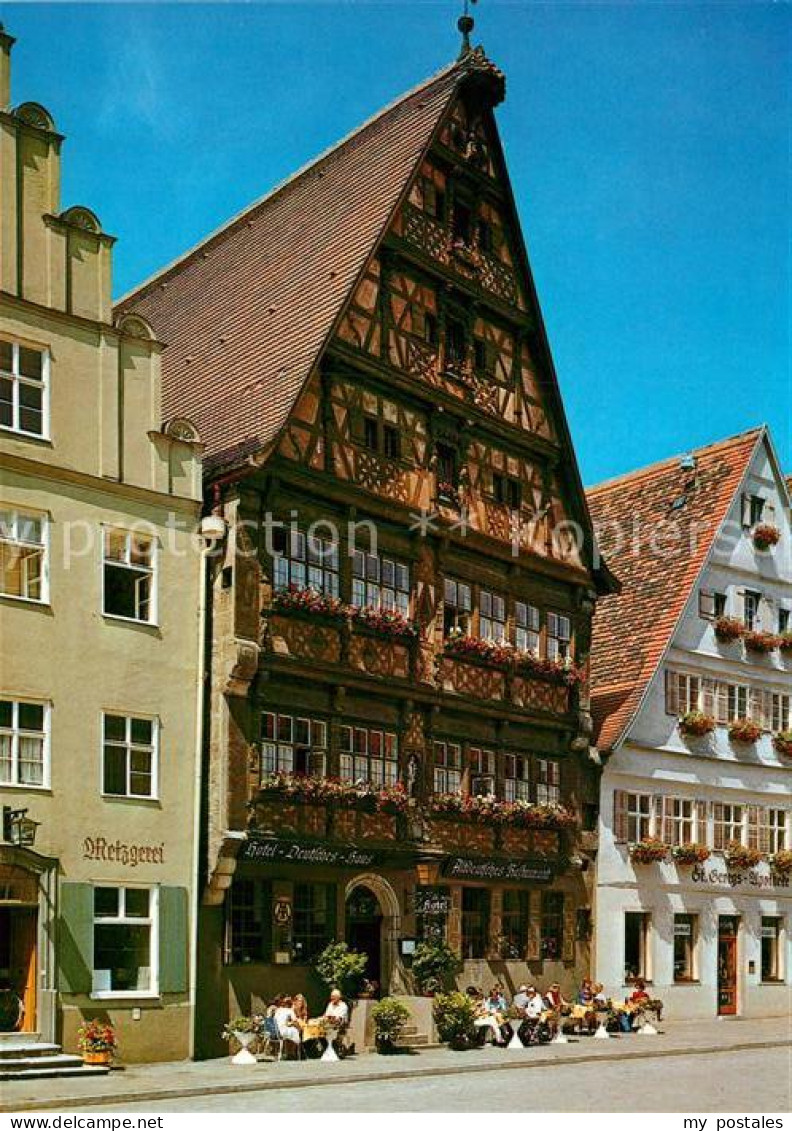 72991178 Dinkelsbuehl Deutsches Haus Fachwerkhaus Historisches Gebaeude 1000jaeh - Dinkelsbühl