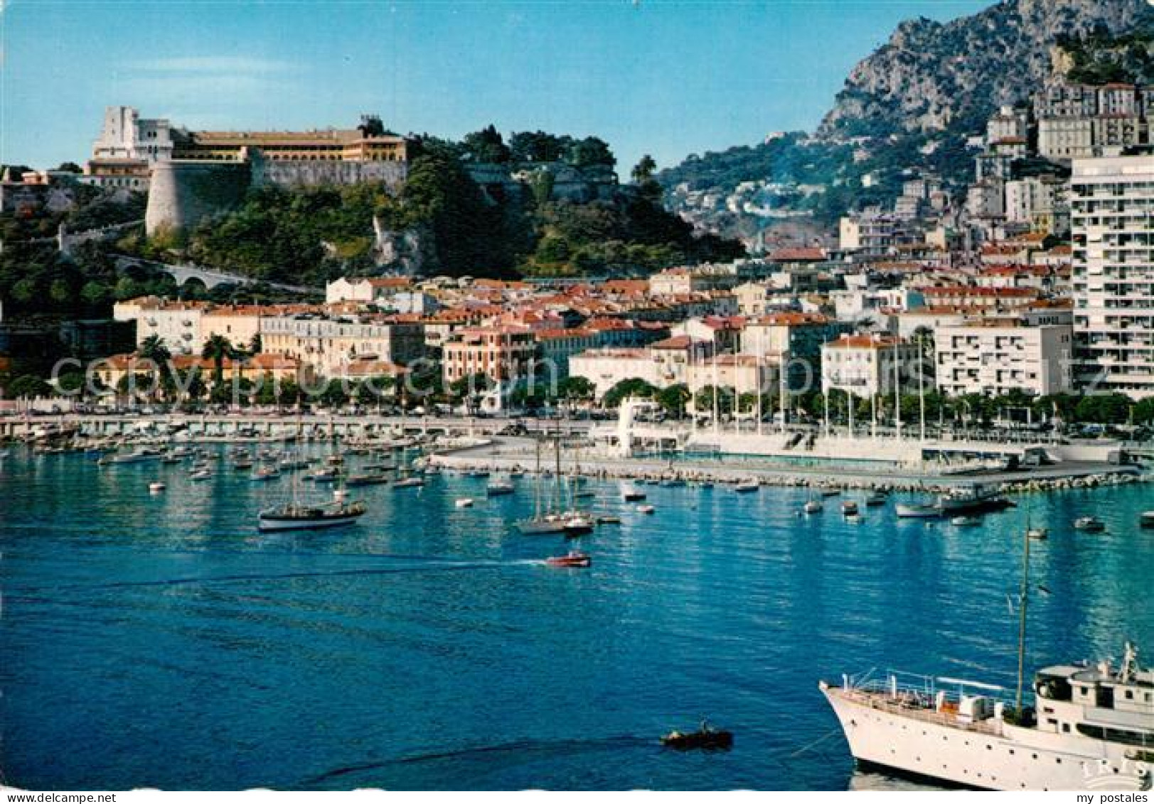 72990558 Monaco Dominant Le Port Et La Piscine Rainier III Le Palais Du Prince M - Sonstige & Ohne Zuordnung
