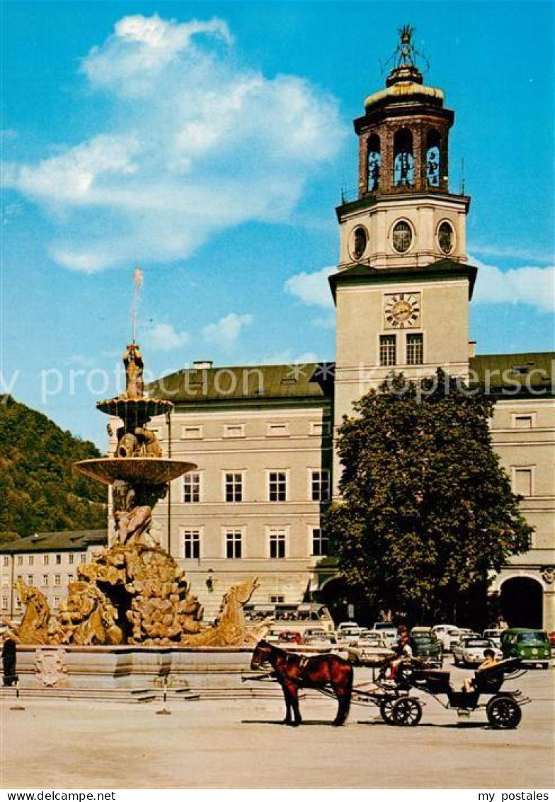 72990551 Salzburg Oesterreich Residenz Hofbrunnen Mit Glockenspiel Salzburg Oest - Autres & Non Classés