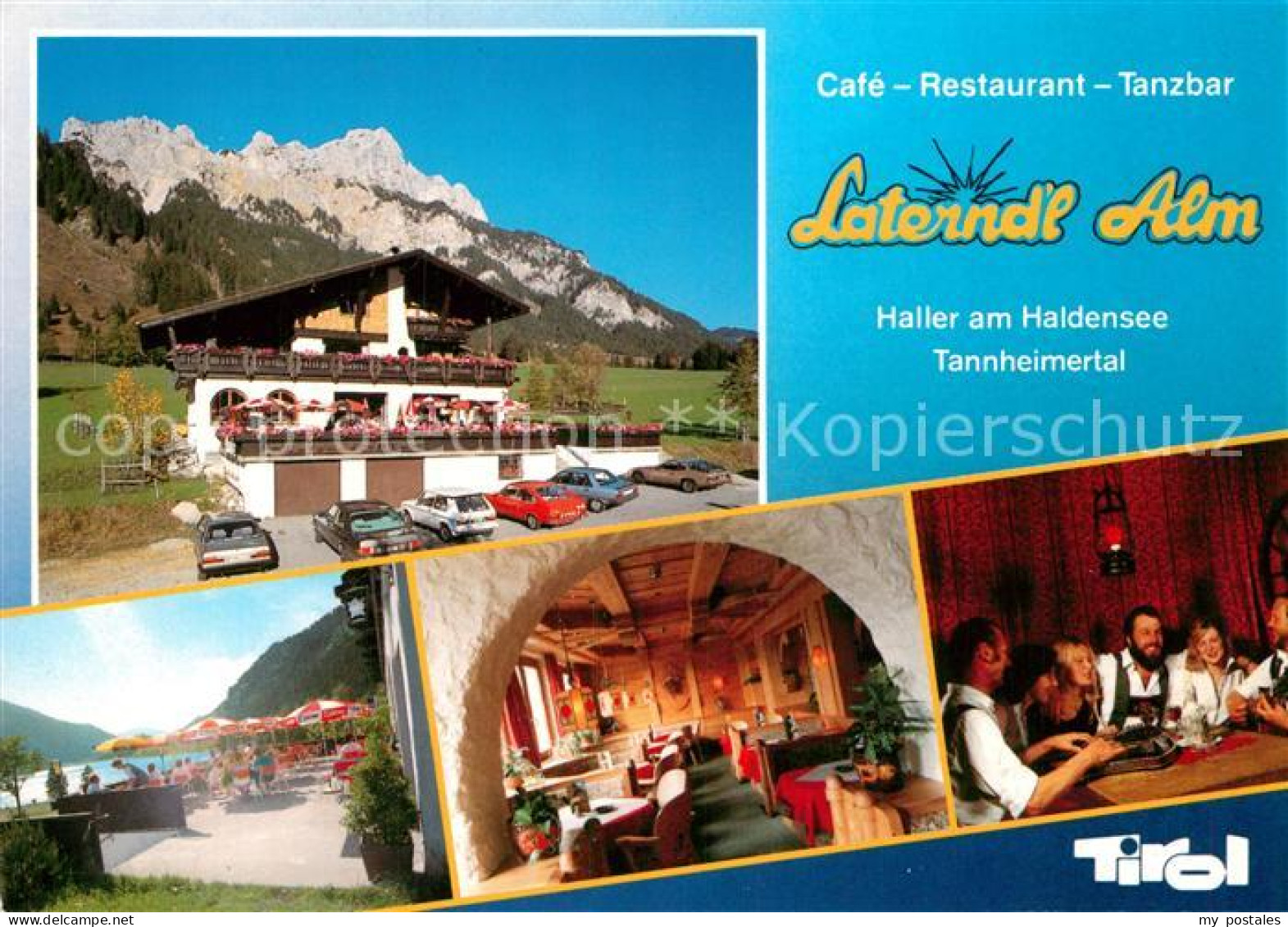 72990540 Haller Tirol Laterndl Alm Terrasse Restaurant Gaststube Haller Tirol - Otros & Sin Clasificación