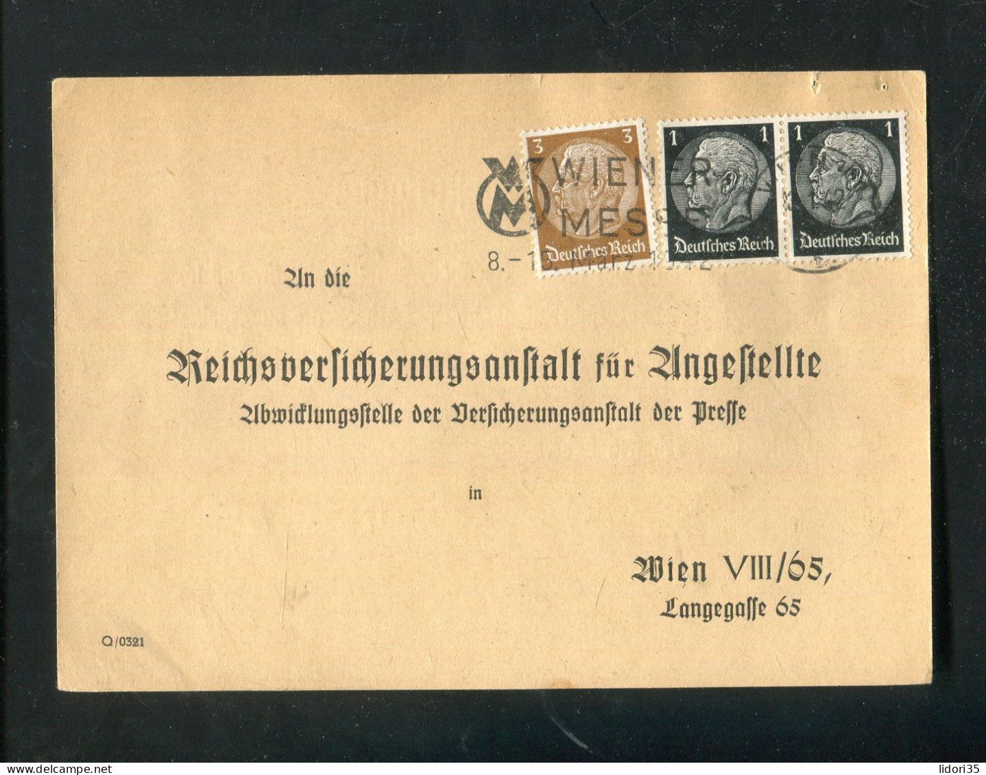 "DEUTSCHES REICH" 1942, Vordruckpostkarte Im Ortsverkehr Wien Mit Stempel "WIENER MESSE" (L1260) - Brieven En Documenten