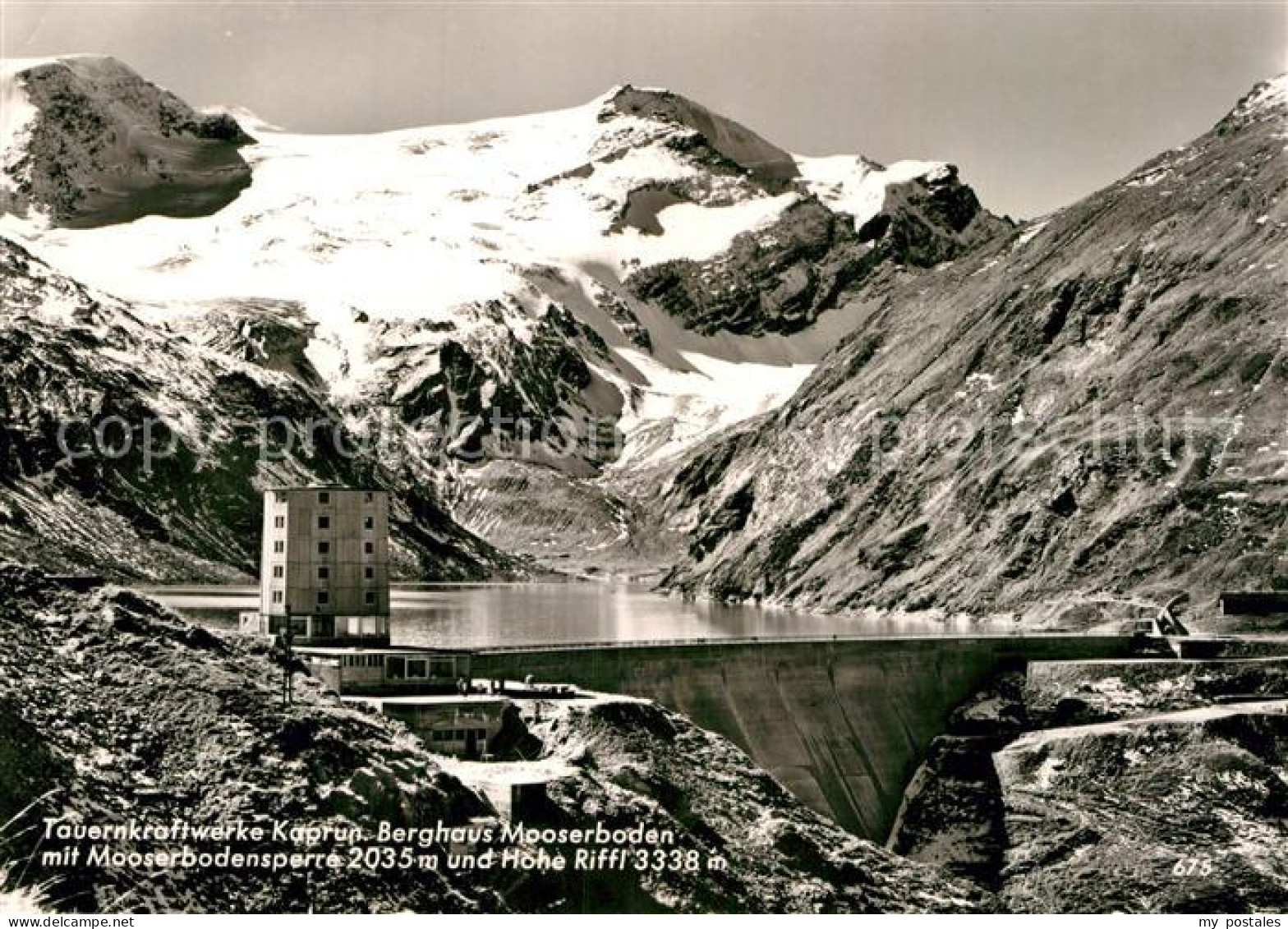 72990479 Kaprun Tauernkraftwerke Berghaus Mooserboden Mooserbodensperre Sperrmau - Andere & Zonder Classificatie