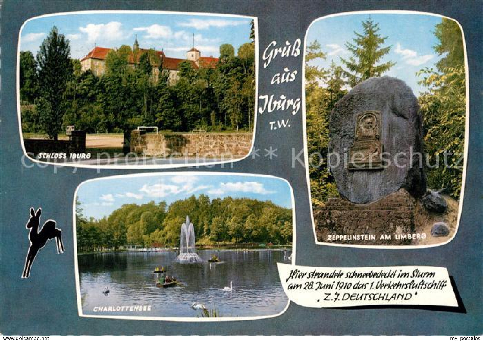 72990477 Iburg Teutoburger Wald Schloss Charlottensee Zeppelinstein Am Umberg Ib - Andere & Zonder Classificatie