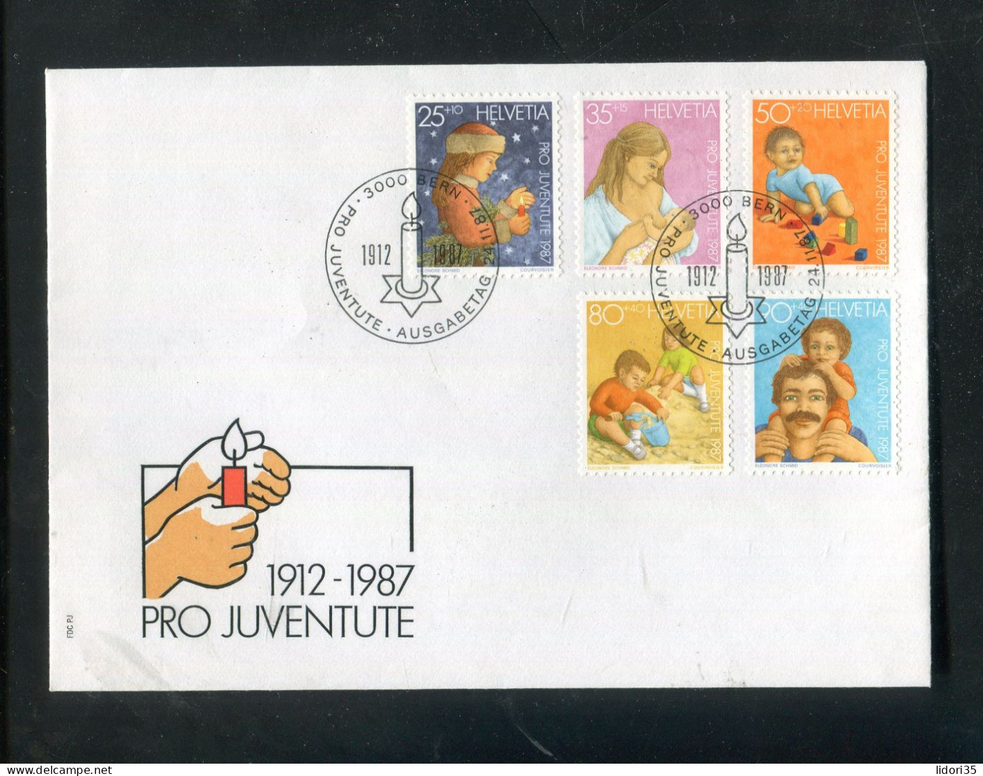 "SCHWEIZ" 1987, Mi. 1359-1363 FDC (L1261) - FDC