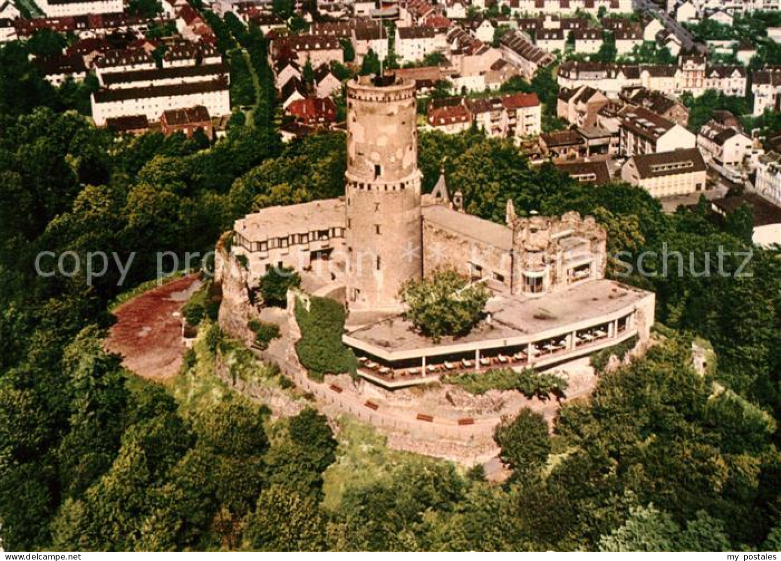 72990378 Bad Godesberg Fliegeraufnahme Godesburg Bad Godesberg - Bonn