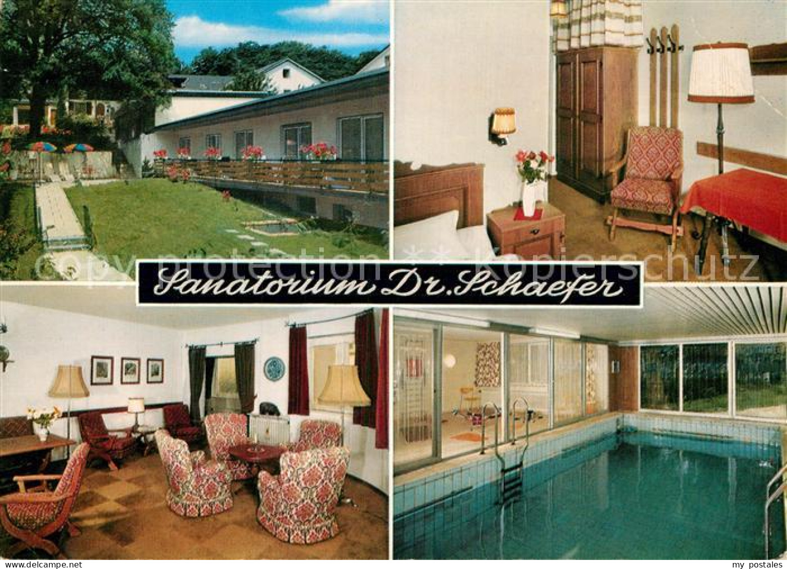 72990337 Bad Salzhausen Sanatorium Dr. Schaefer Schwimmbd Bad Salzhausen - Autres & Non Classés