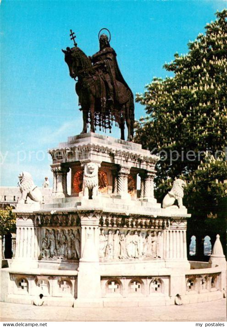 72989839 Budapest Sankt Stefans Denkmal Budapest - Hungary