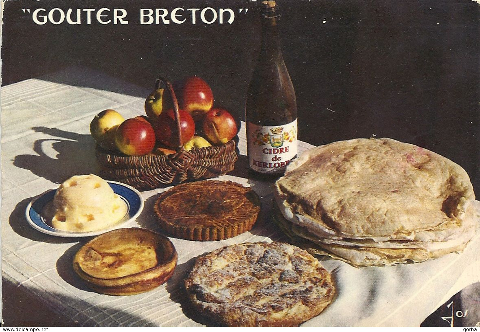 *CPM - Gouter Breton - Au Verso Recette Des Crêpes Au Blé Noir - Ricette Di Cucina